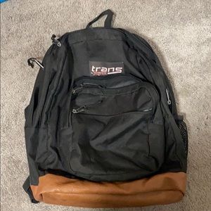 TRANS JANSPORT BACK PACK WITH LEATHER BOTTOM